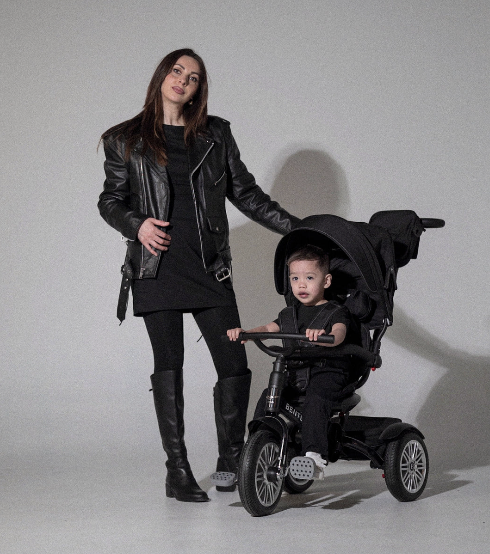 Summer Fun Starts Here: The Onyx Black Bentley Stroller Trike