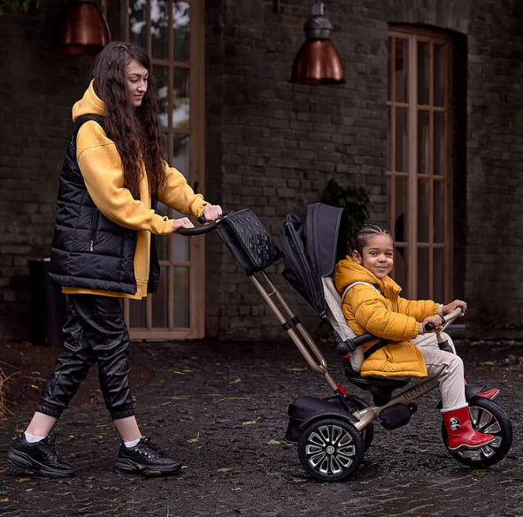 EXPERIENCE LUXURY ON WHEELS WITH THE MULLINER BENTLEY 6-IN-1 STROLLER TRIKE