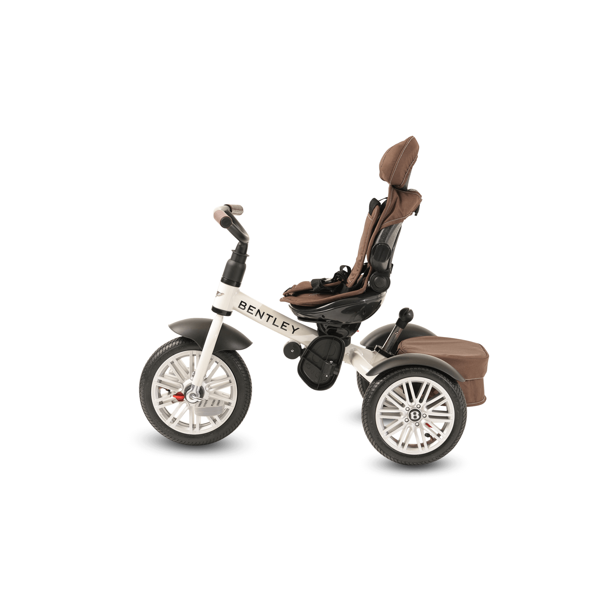 White Satin Bentley 6 in 1 Stroller Trike
