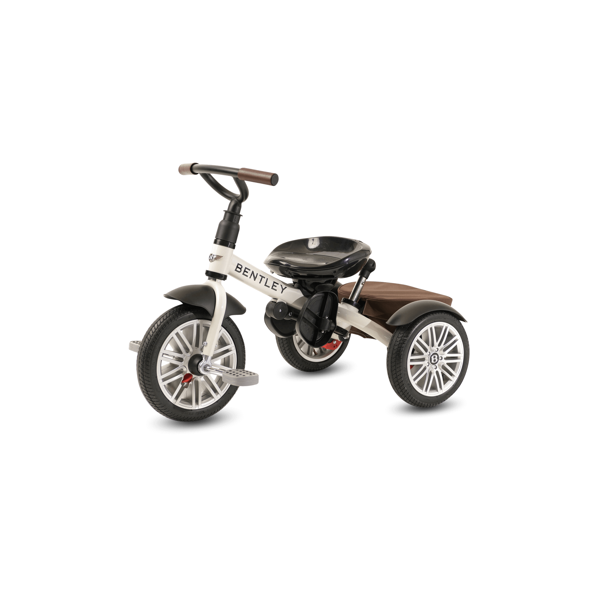 White Satin Bentley 6 in 1 Stroller Trike