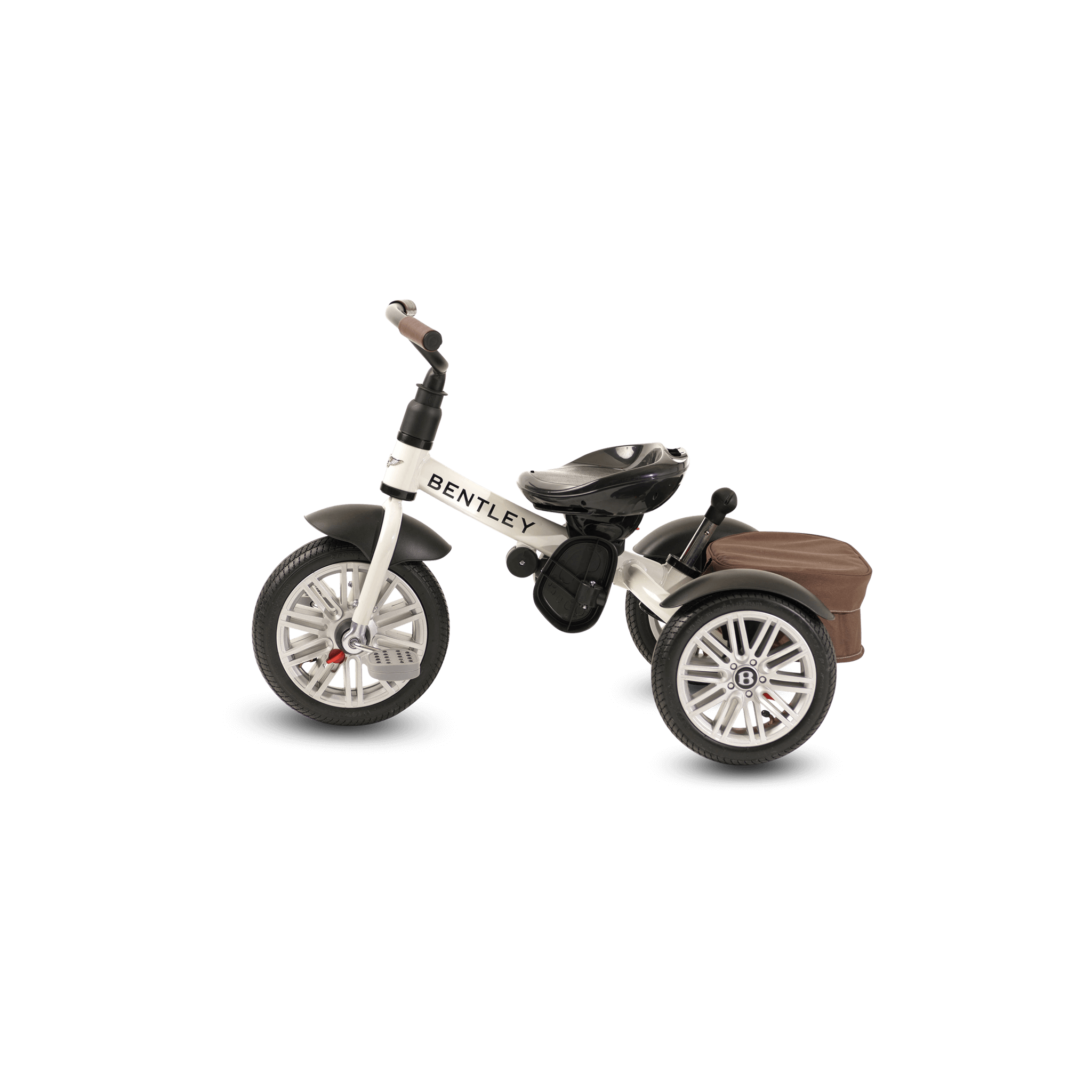 White Satin Bentley 6 in 1 Stroller Trike