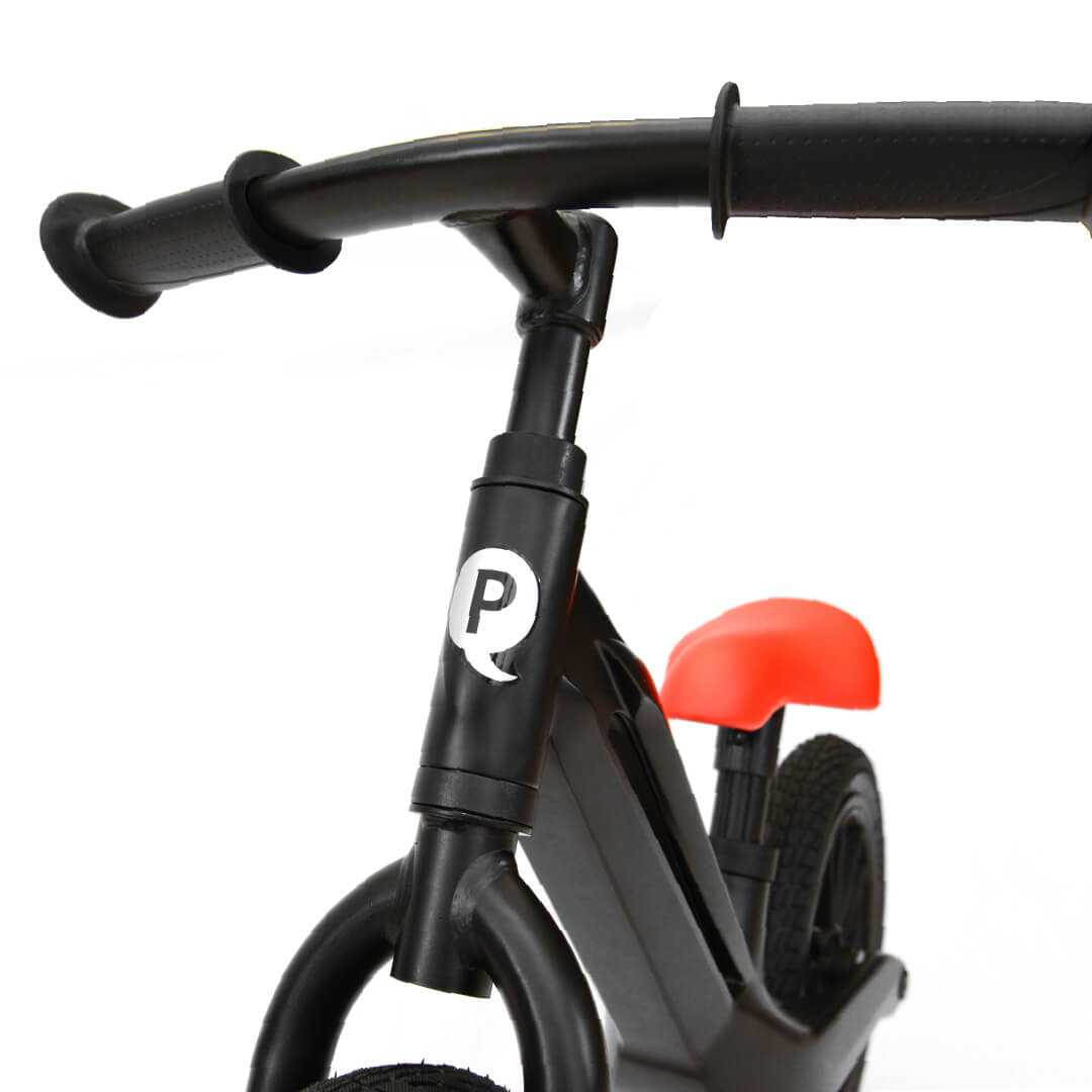 Phantom Black Qplay Racer Balance Bike