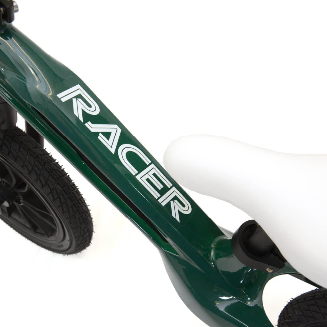 Forest Green Qplay Racer Balance Bike