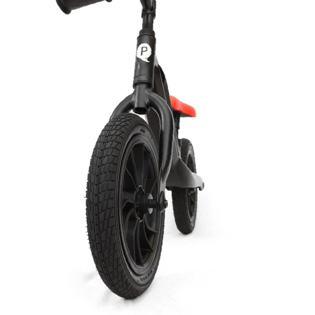 Phantom Black Qplay Racer Balance Bike