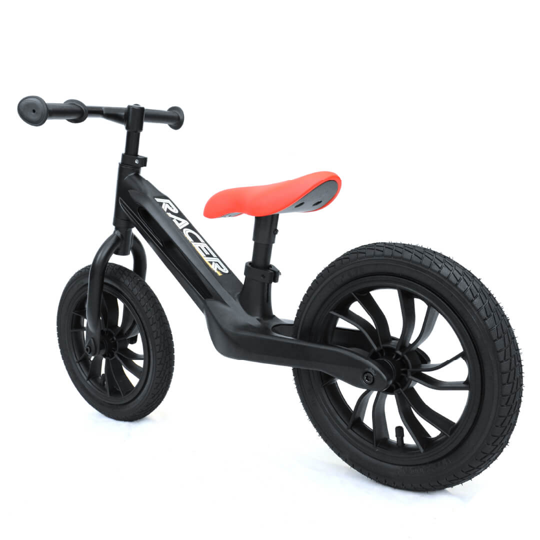 Phantom Black Qplay Racer Balance Bike