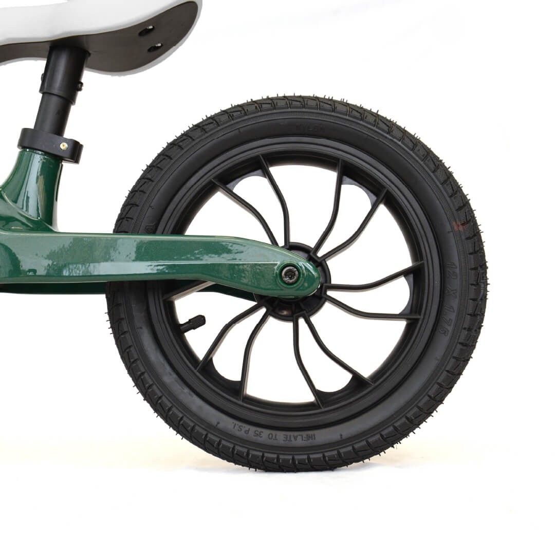 Forest Green Qplay Racer Balance Bike