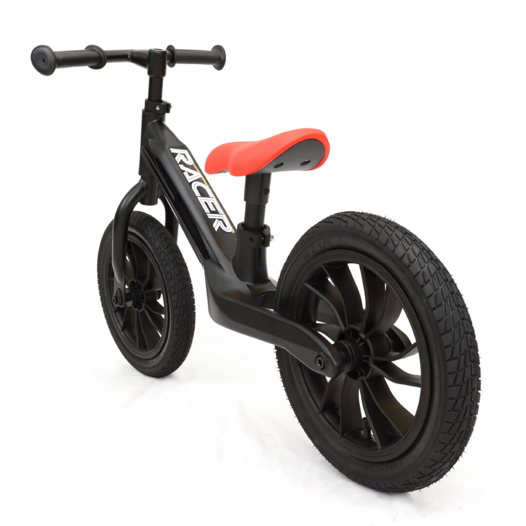 Phantom Black Qplay Racer Balance Bike