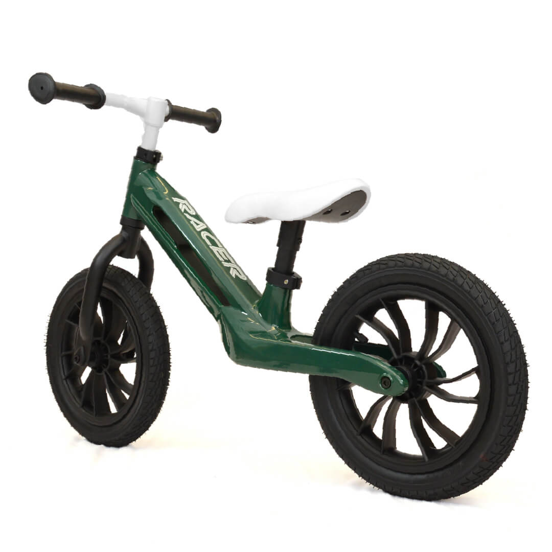 Forest Green Qplay Racer Balance Bike