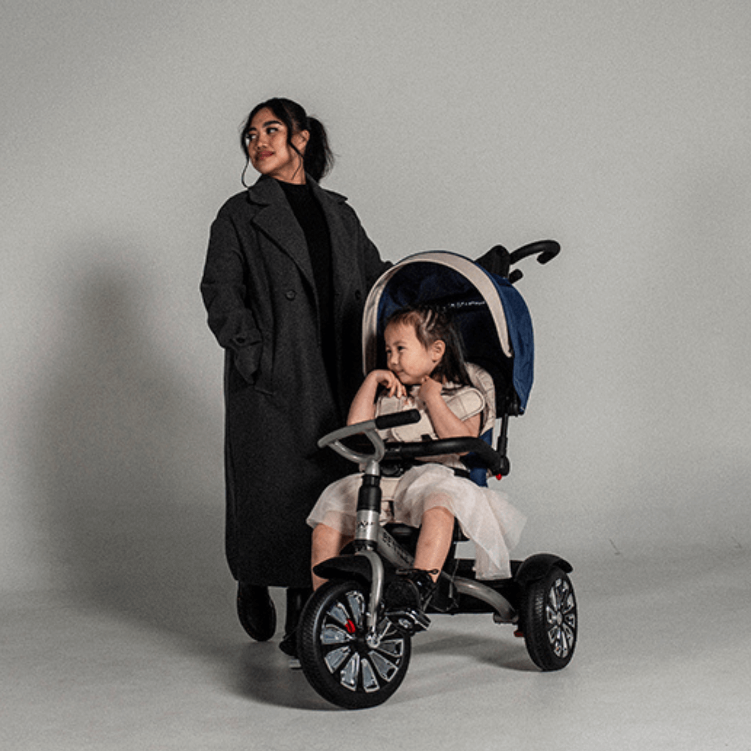 Mulliner Cool Stone Bentley 6 in 1 Stroller Trike
