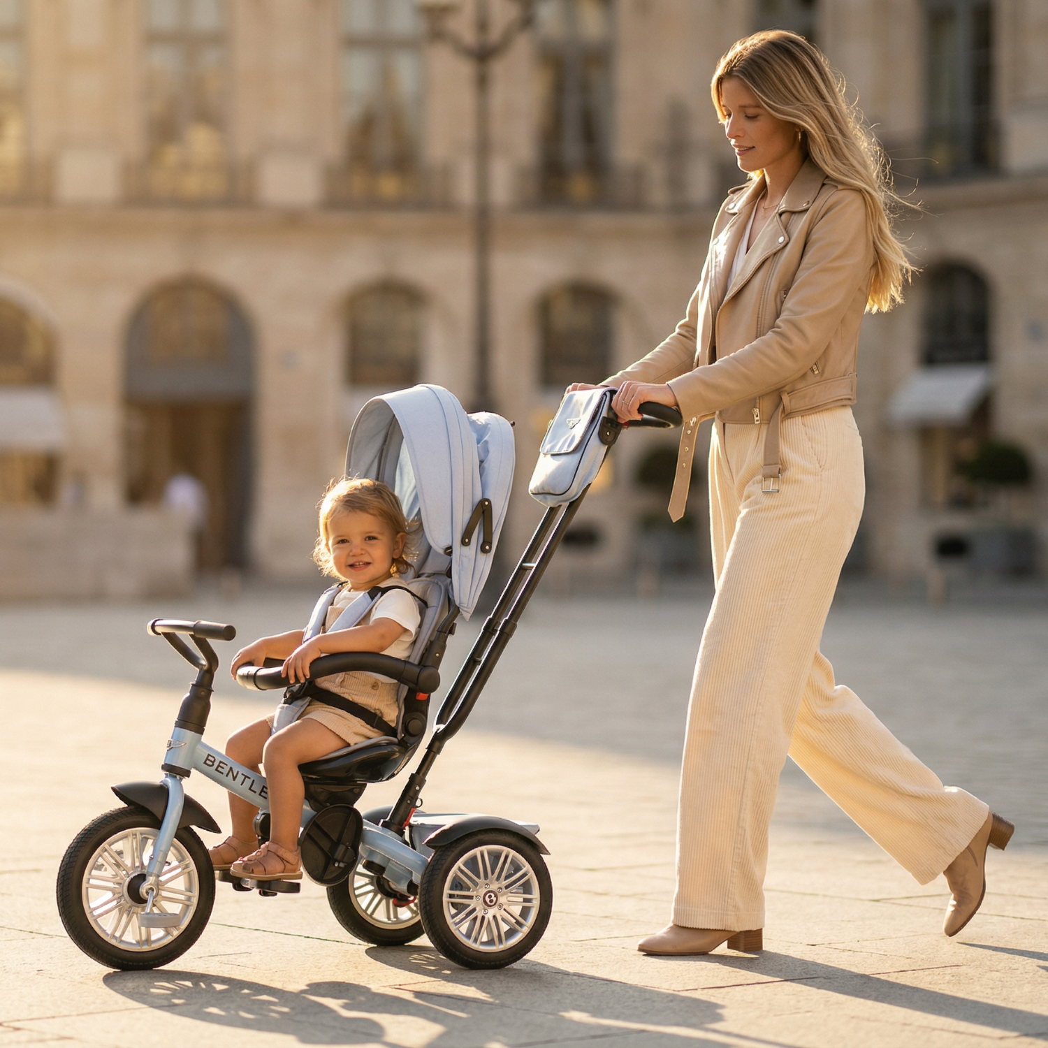 Jetstream Blue Bentley 6 in 1 Stroller Trike
