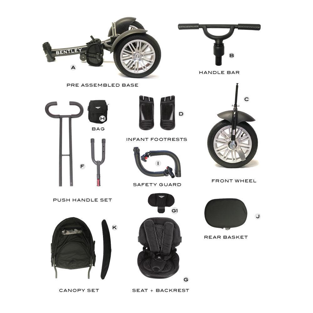 Bentley Trike Spare Parts