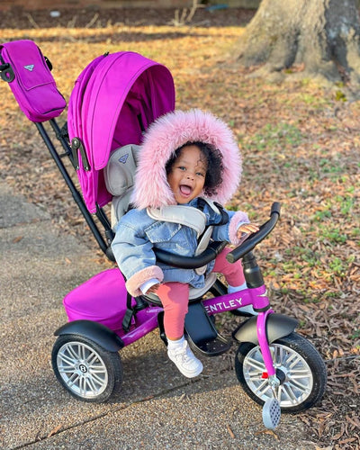 Why the Fuchsia Pink Bentley Stroller Trike is Every Parent's Dream