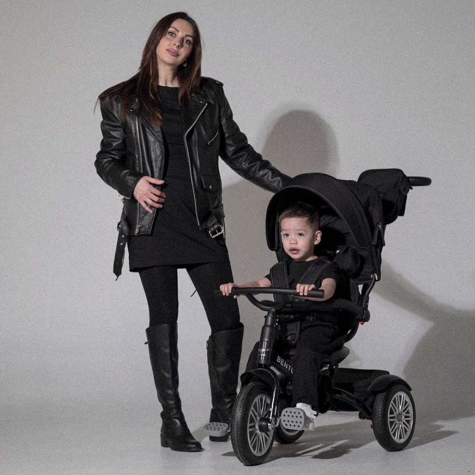 Summer Fun Starts Here: The Onyx Black Bentley Stroller Trike