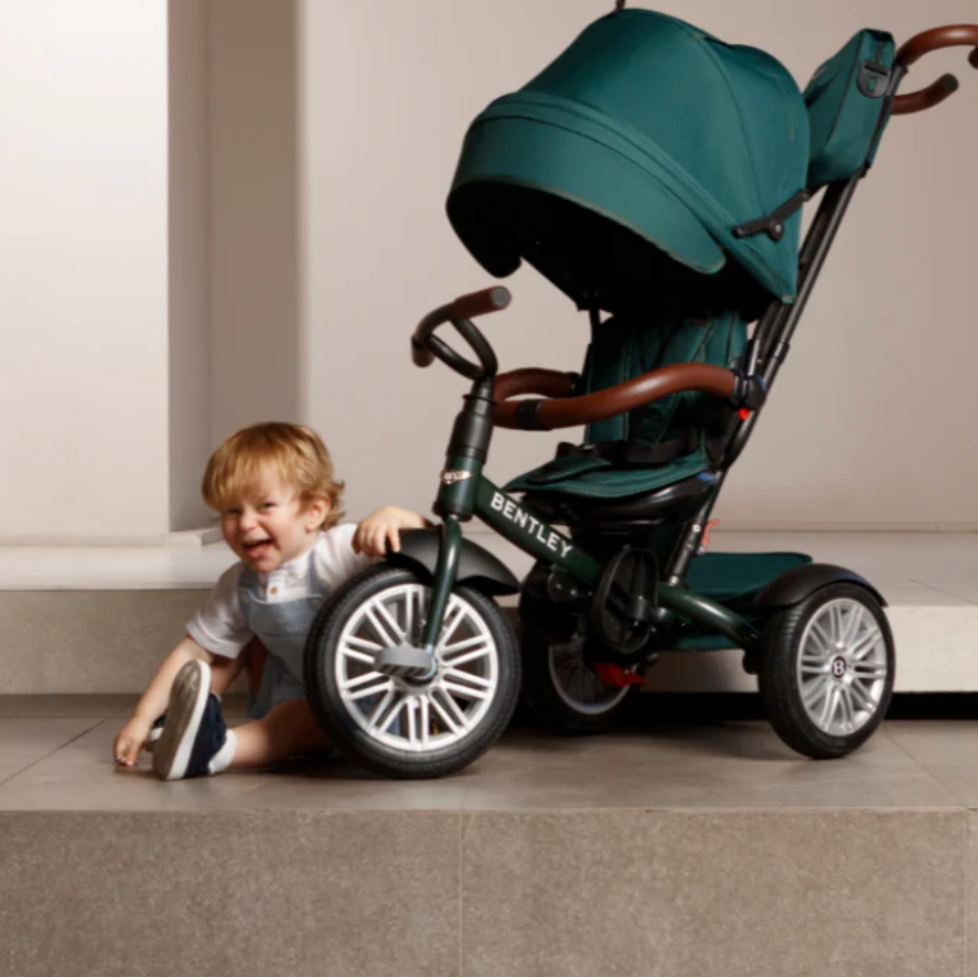 Get Ready for Summer Adventures with the Spruce Green 6-in-1 Stroller Trike