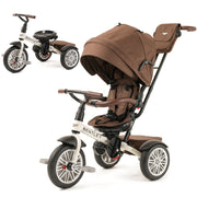 White Satin Bentley 6 in 1 Stroller Trike