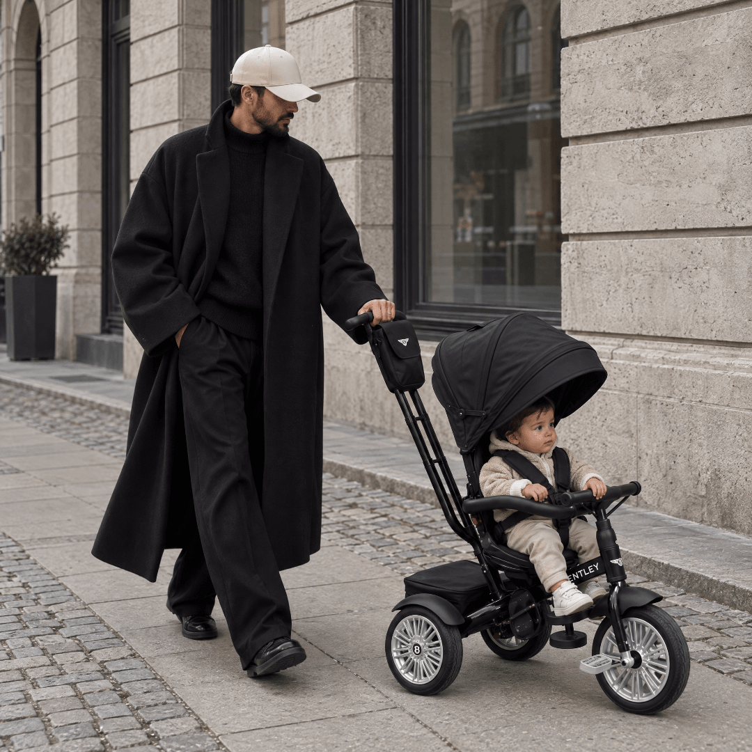 Onyx Black Bentley 6 in 1 Stroller Trike