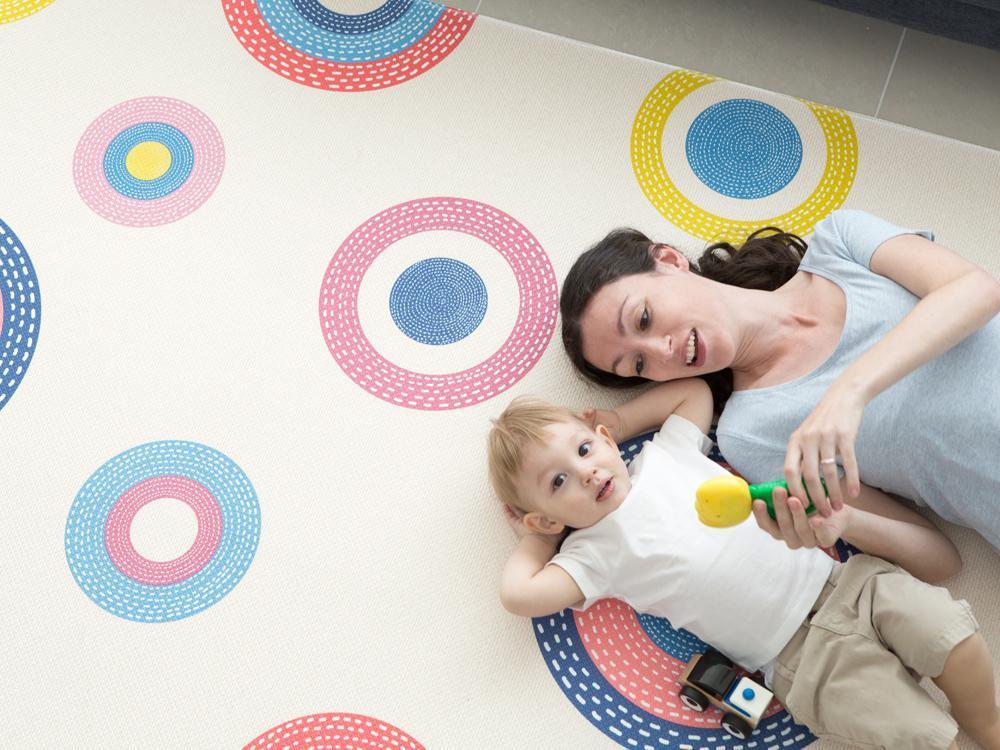 Dwinguler Playmat - Lovely Animal - Large Baby Play Mat